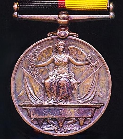 Sudan Medal 1896-98. Bronze issue (Langri. Indar. 1st Bo: Lancers.)