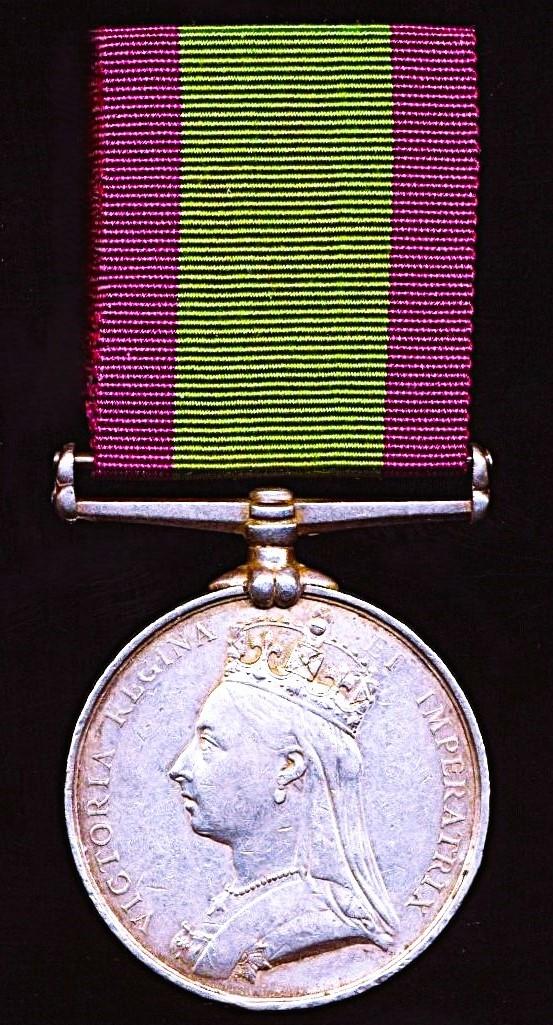 Afghanistan War Medal 1878-1880. No clasp (Naick Kalloo Chand 1st Goorkha Regt)