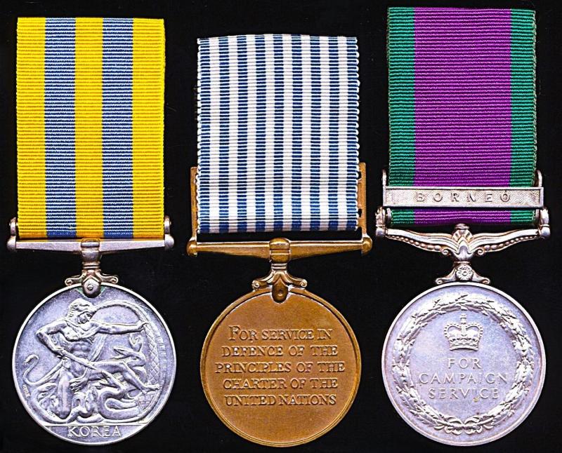 A Jock's Edinburgh / Richmond (London) local interest post-war medal group of 3 to a veteran of the Second World War: Sergeant John Gilbert Young, Royal Army Pay Corps, late 1st Battalion Black Watch (Royal Highland Regiment)