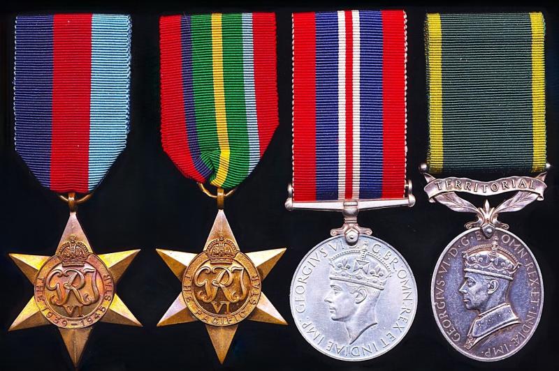 An epic 'Wigan to Fukuoka' FEPOW Hell-Ship medal group of 4 - Survivor of the sinking of the Hofuku Maru, whose eye-witness account helped secure a death sentence for a War Criminal: Sergeant James Winstanley 5th Bn Bedfordshire & Hertfordshire Regiment