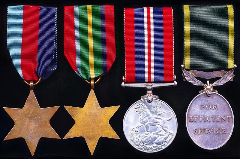 An epic 'Wigan to Fukuoka' FEPOW Hell-Ship medal group of 4 - Survivor of the sinking of the Hofuku Maru, whose eye-witness account helped secure a death sentence for a War Criminal: Sergeant James Winstanley 5th Bn Bedfordshire & Hertfordshire Regiment