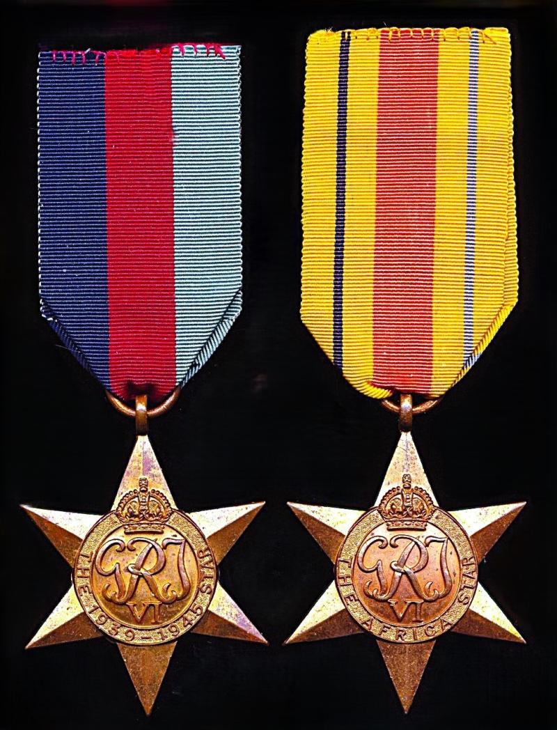 An Indian Army State Forces Second World War North Africa campaign service medal pair: Sergeant Kan Singh, I.T.C. Jaipur, State Forcesodphur State Forces