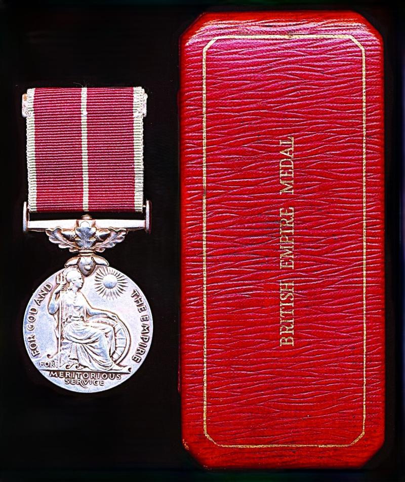 British Empire Medal (Military). EIIR issue (24070466 SSgt Anthony H Bokenham R Anglian)