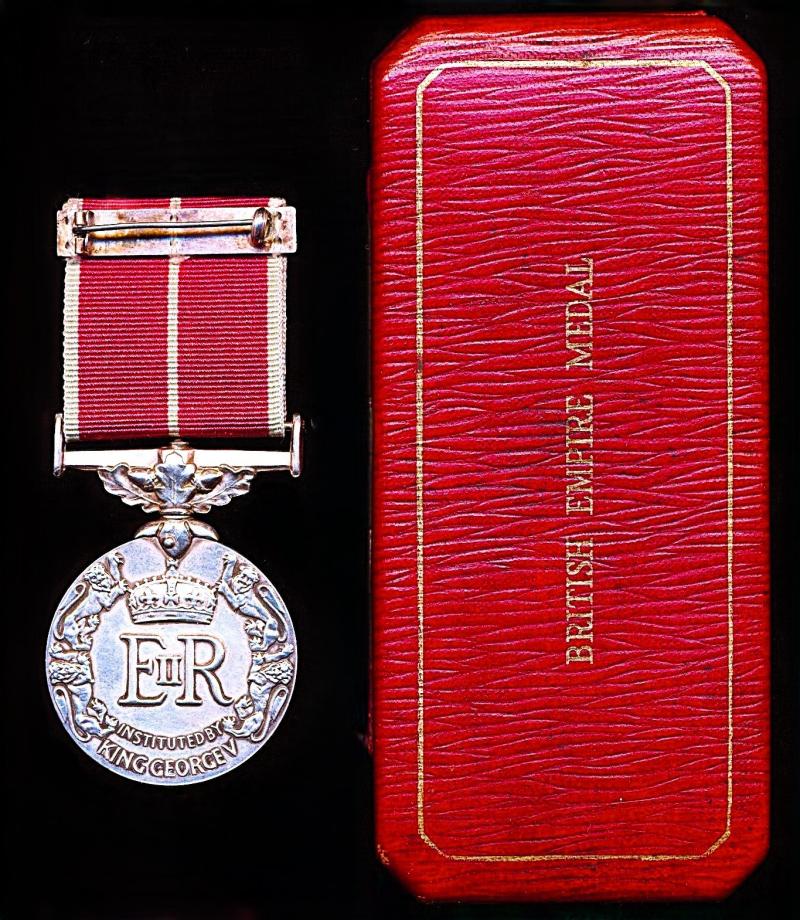 British Empire Medal (Military). EIIR issue (24070466 SSgt Anthony H Bokenham R Anglian)