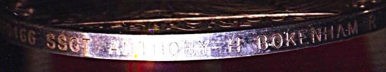 British Empire Medal (Military). EIIR issue (24070466 SSgt Anthony H Bokenham R Anglian)