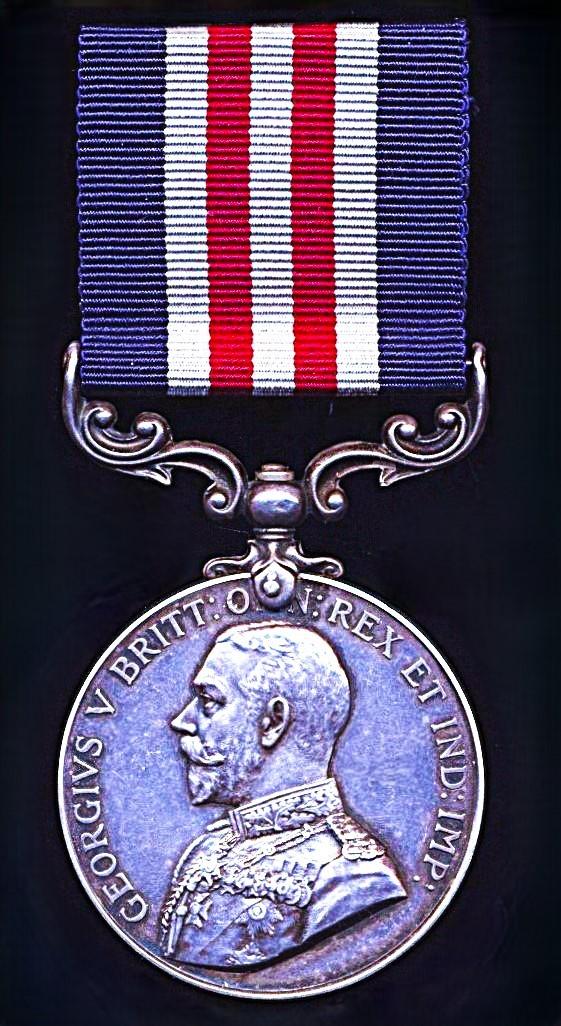 Military Medal. GV first issue (H-270736 Cpl S.E. Potts. 1/1 North'd Hrs:)