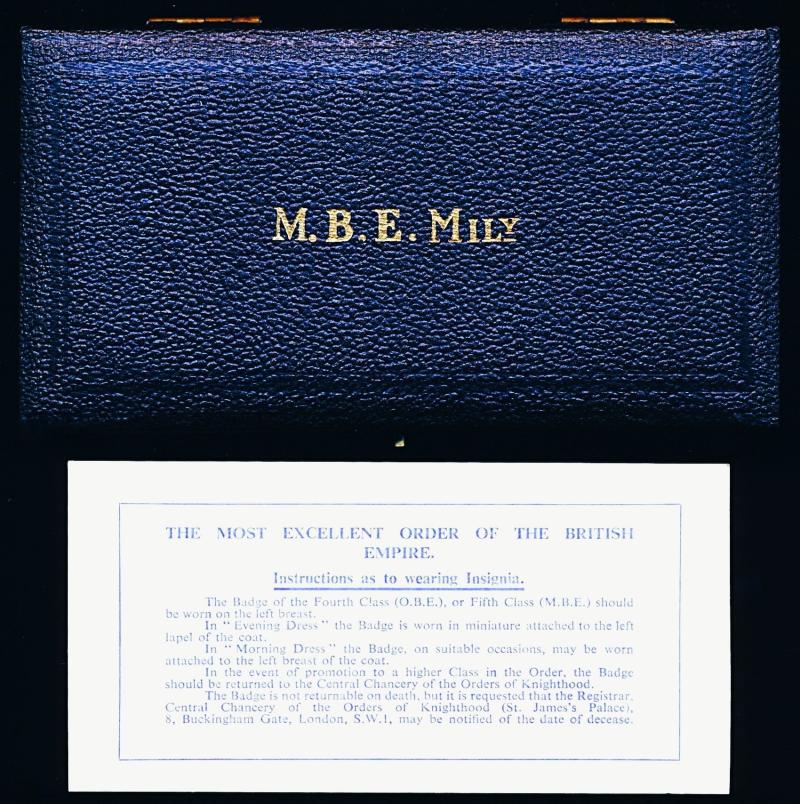 MBE Mily. 2nd Type. Empty case of issue