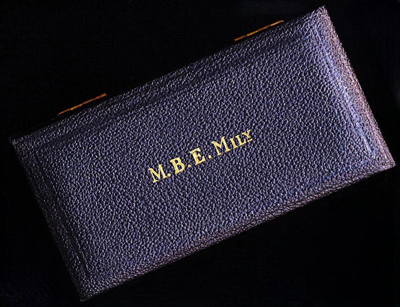 MBE Mily. 2nd Type. Empty case of issue