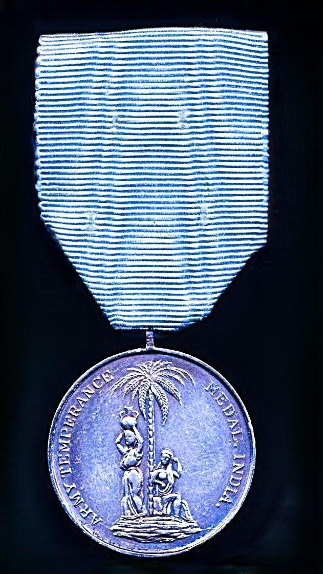 Army Temperance Association India: One Year Medal 'The Gregson Medal'