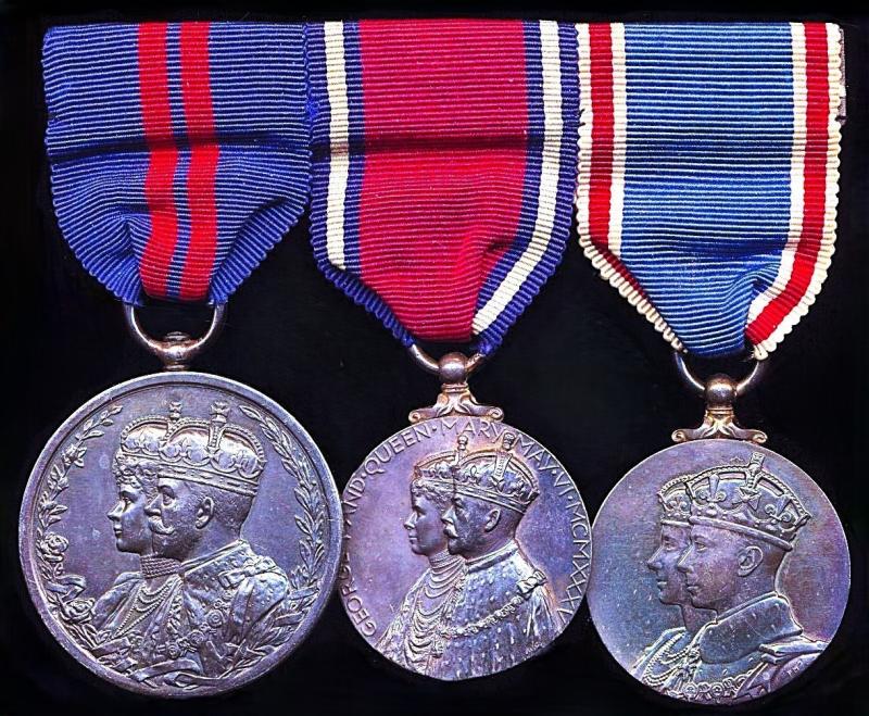 A positively attributed 'Trio' of 'India Service' Royal Commemorative Medals: Commissioner Arthur Purling Middleton, Indian Civil Service late Bihar & Orissa Province