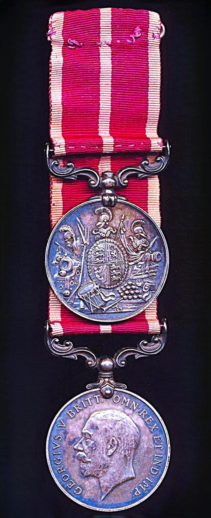 A rare to Military Instructors pair of long & meritorious medals: Sergeant Major Arthur Moody, Essex Regiment late Sergeant Instructor Rangoon Volunteer Rifle Corps