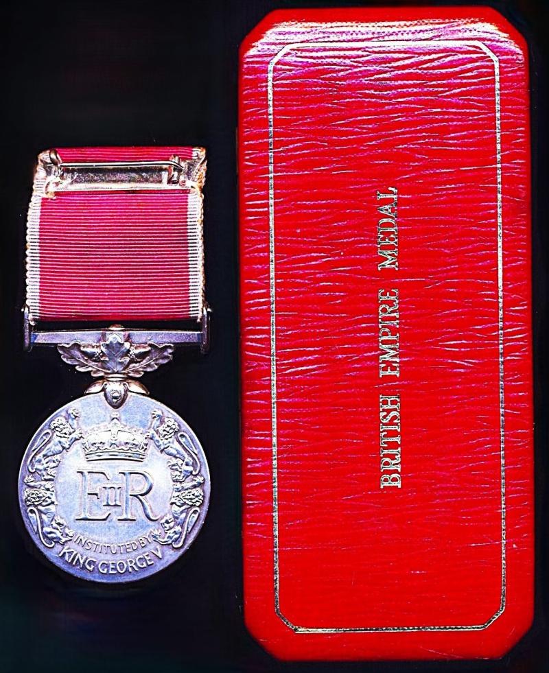 British Empire Medal (Civil). EIIR reverse (Robert George Hancock)