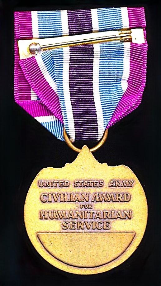 United States: Civilian Award for Humanitarian Service (Instituted 1985)