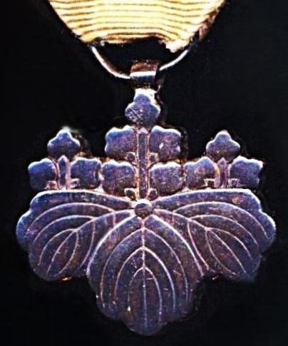 Japan (Meiji era): Order of the Rising Sun. 8th Class. Silver breast badge