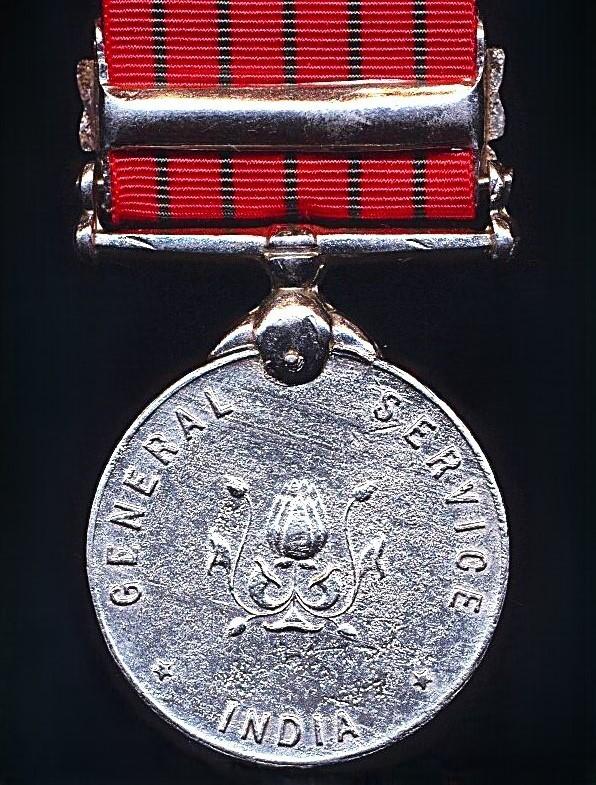 India General Service Medal 1947. With clasp 'Goa 1961' (4437274 Sep. Man Singh Sikh. L.I.)