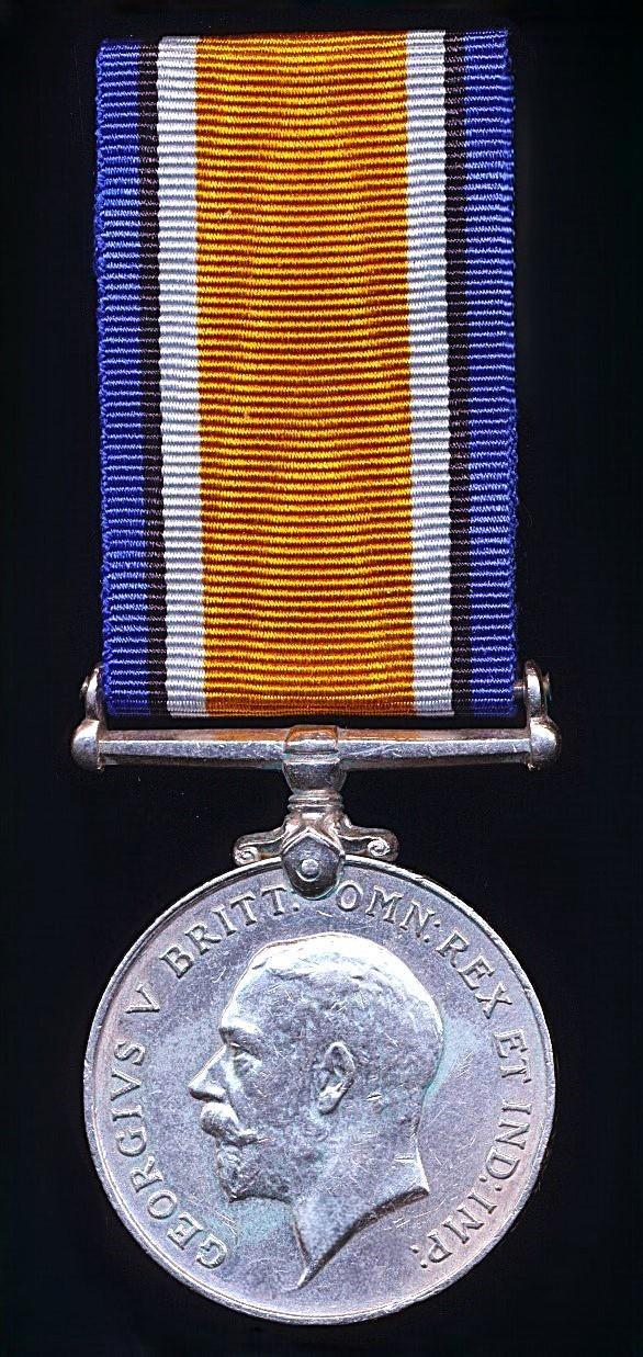 British War Medal. Silver issue (4669 Sepoy Diwankhan, 9 Bhopal. Infy.)