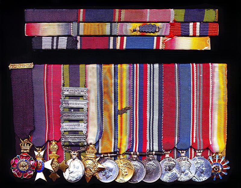 The 'Unique' miniature medal group of 13 to a British Professional Soldier turned Actor & Author: Major-General Ronald Cardew Duncan, C.I.E., M.V.O., O.B.E., Commandant Jodhpur States Forces, late Commandant 2nd Battalion 5th Royal Gurkha Rifles
