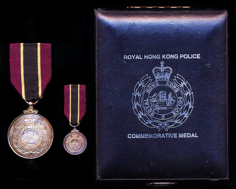 Hong Kong Colony: The Royal Hong Kong Police Commemorative Medal 1996 (A. R. Herniman, IP UI 27566)