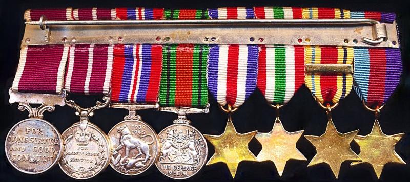 An attributed 'Fighting Irish' Twice Wounded - Egypt & Germany - D-Day Lander & one of 'Monty's Highlanders' miniature group of 8: Warrant Officer Cl Christopher J. Kavanagh, Royal Pioneer Corps, late 5/7 Gordon Highlanders & 51st Highland Division