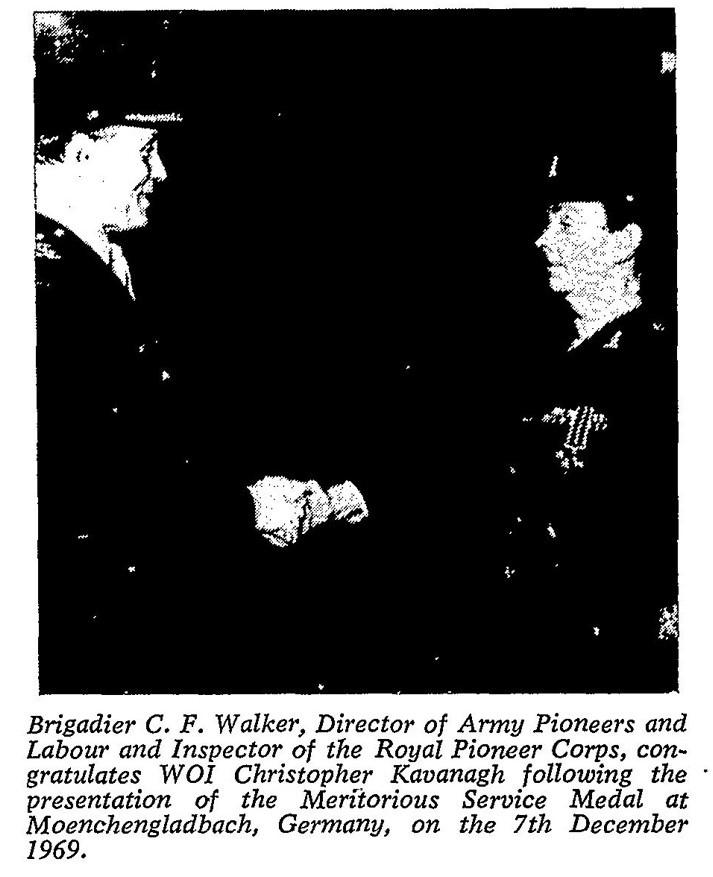 An attributed 'Fighting Irish' Twice Wounded - Egypt & Germany - D-Day Lander & one of 'Monty's Highlanders' miniature group of 8: Warrant Officer Cl Christopher J. Kavanagh, Royal Pioneer Corps, late 5/7 Gordon Highlanders & 51st Highland Division