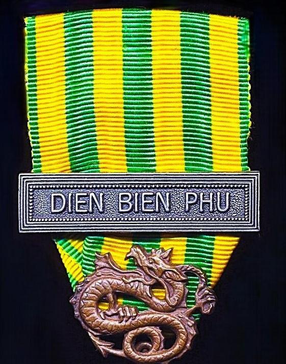 France: Indochina Campaign Medal 1945-1954. With clasp (agrafe) 'Dien Bien Phu'
