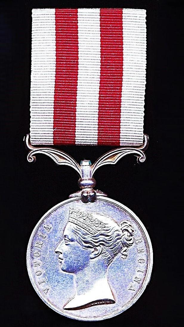 Indian Mutiny 1857-59, no clasp (Gunner. Nichs. Jackson, 1st Compy. 4th Bn. Art.)