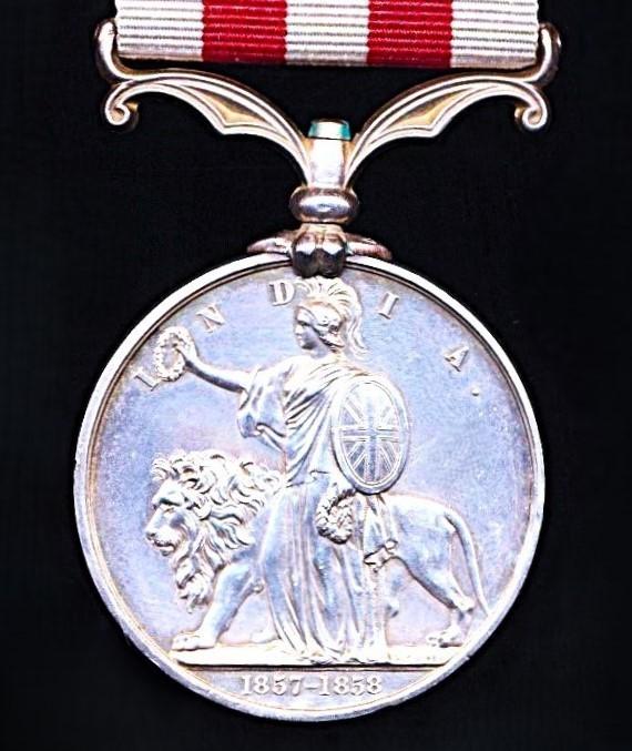 Indian Mutiny 1857-59, no clasp (Gunner. Nichs. Jackson, 1st Compy. 4th Bn. Art.)