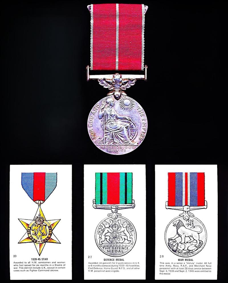 British Empire Medal (Military). GVI 1st Issue (1488352 Sgt. Frederick R.G. Herniman)