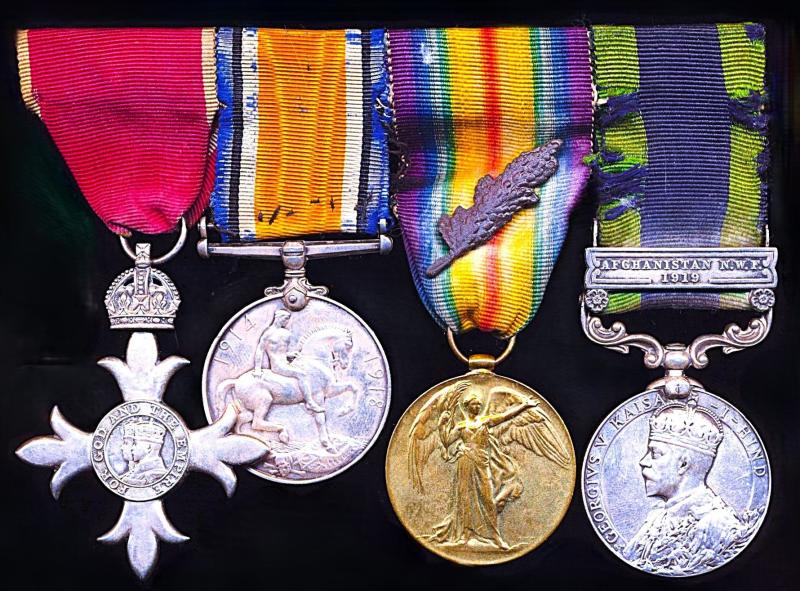 A 'City of York' & Glasgow Crown Agent (Railways) & Mechanical Engineers South American Railways interest Great War, Third Afghan War and Distinguished Service medal group of 4: Captain Bernard Charles Bean, late Royal Army Service Corps
