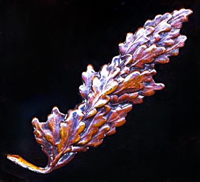 Mention-in-Despatches: Original issue Bronze 'Oakleaves' MID emblem